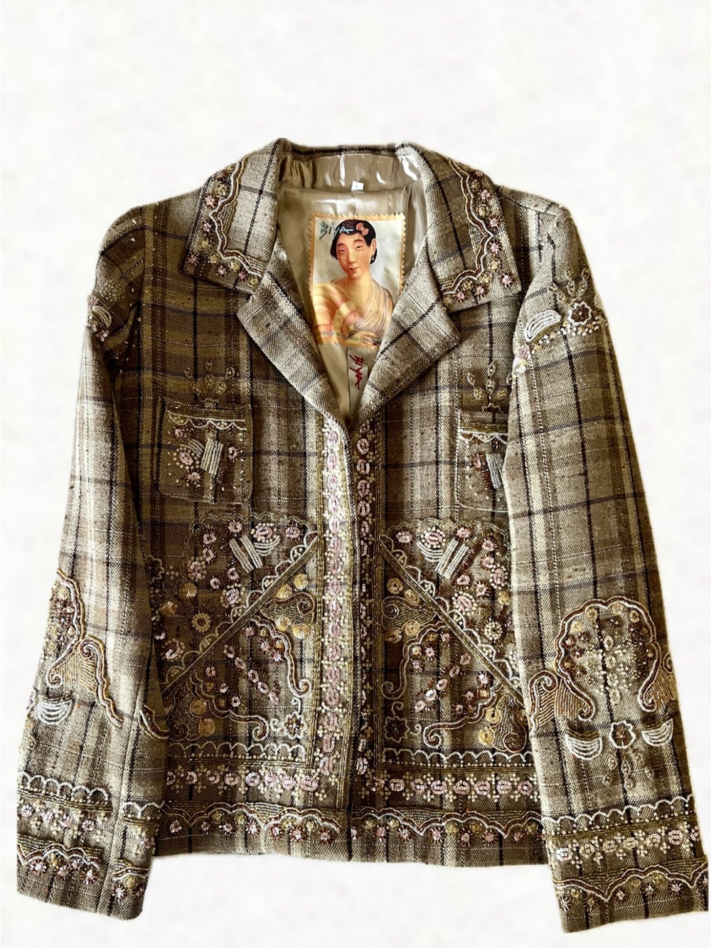BRYA Jacket Hand-Beaded, Size M, Perfect Condition size M